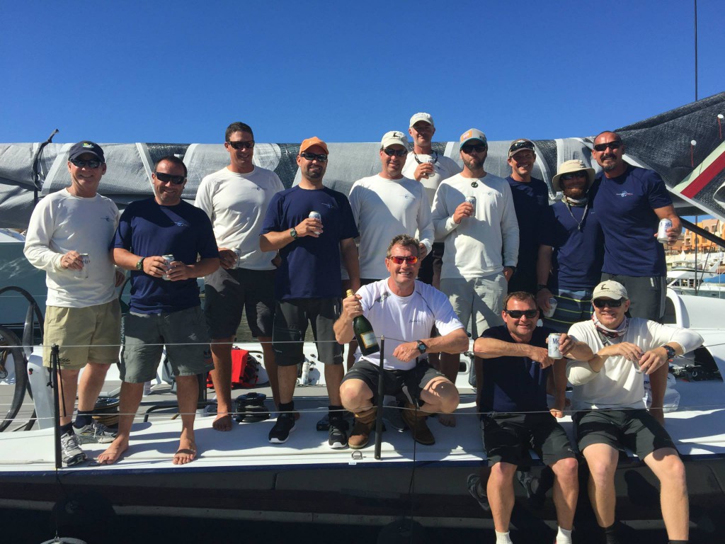 Team Invisible Hand – 2015 Cabo Race Finishers Elapsed Time: 2:18:28:53 / First Place ORR 1